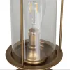 Galda lampa Bronza Stikls Dzelzs 40 W 27 x 27 x 58 cm