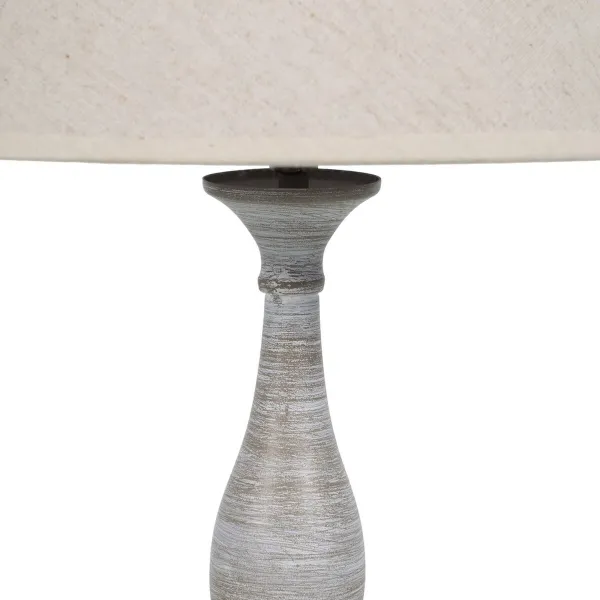 Galda lampa Bēšs Pelēks 60 W 220-240 V 20 x 20 x 34 cm