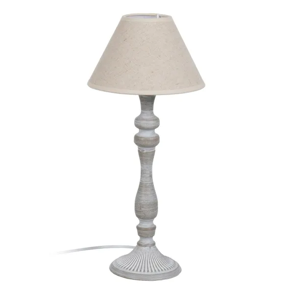 Pöytälamppu Beige Harmaa 60 W 220-240 V 23 x 23 x 49 cm