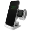 STM ChargeTree Go 3-in-1 Charging Station for Phone, AirPods, Apple Watch - White