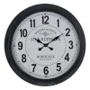 Seinakell Valge Must Raud 70 x 70 x 6,5 cm