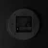 Wall Clock White Black Iron 70 x 70 x 6,5 cm