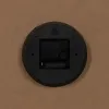 Настенное часы Натуральный Деревянный Стеклянный 60 x 60 x 6,5 cm