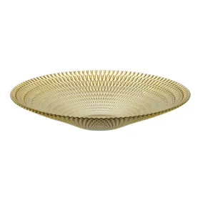 Galda rotājums Dzeltens Stikls 40 x 40 x 7 cm