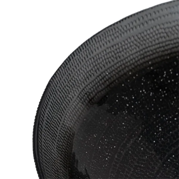 Centerpiece Black Crystal 30 x 30 x 6,5 cm