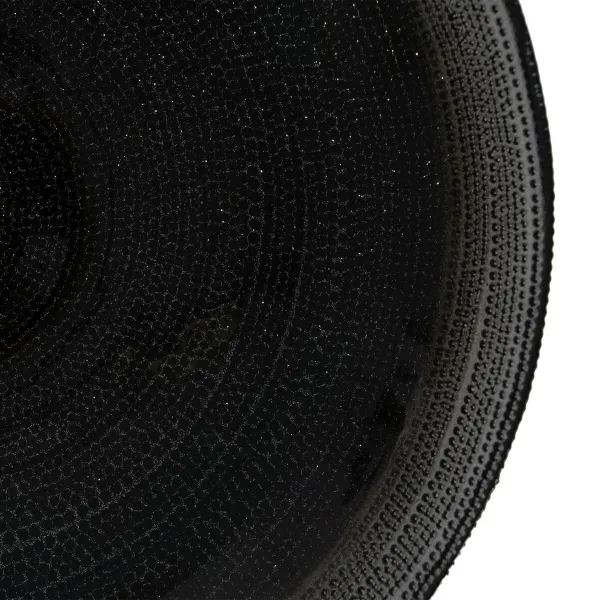 Centerpiece Black Crystal 30 x 30 x 6,5 cm