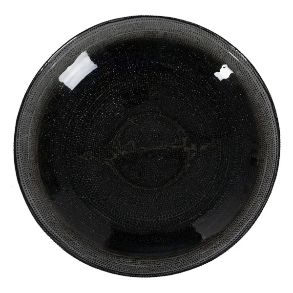 Centerpiece Black Crystal 30 x 30 x 6,5 cm
