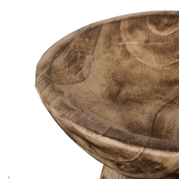 Centerpiece Beige Wood 30 x 30 x 18 cm