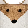 Kori Kettu Valkoinen Musta Beige Luonnonkuitu 30 x 11 x 33 cm