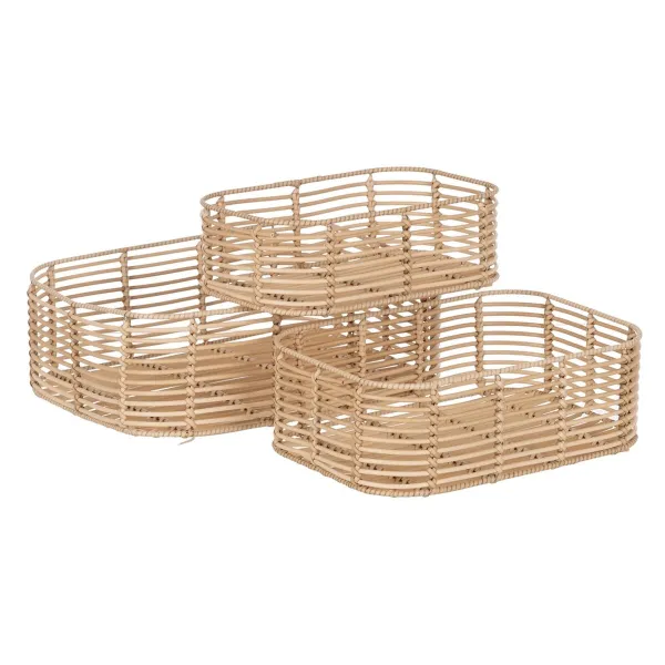 Grozu komplekts Dabisks Sveķi 40 x 30 x 13 cm (3 Daudzums)