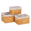 Korisetti Luonnollinen Puu Materiaali 39,5 x 30 x 24 cm (3 osaa)