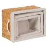 Korisetti Luonnollinen Puu Materiaali 39,5 x 30 x 24 cm (3 osaa)