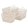 Grozu komplekts Balts Virve 45 x 35 x 36 cm (3 Daudzums)