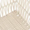 Set of Baskets White Rope 45 x 35 x 36 cm (3 Pieces)