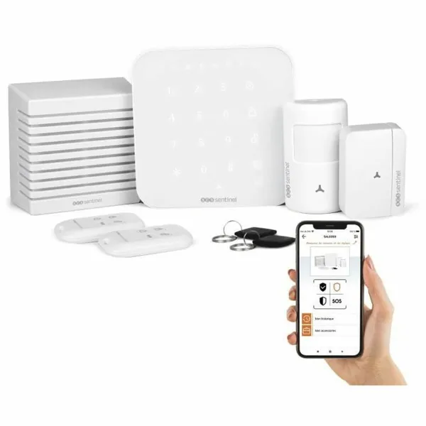 Apsaugos sistema SCS SENTINEL KitAlarm Wi-Fi 4G 8 Dalys