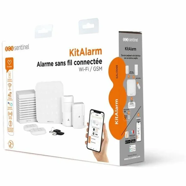 Система сигнализации SCS SENTINEL KitAlarm Wi-Fi 4G 8 Предметы