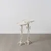 Набор из двух столиков Кремовый Железо 40 x 40 x 77 cm (2 штук)