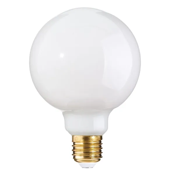 LED Spuldze Balts E27 6W 12,6 x 12,6 x 17,5 cm