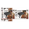 Barbecue Portable Aktive Rectangular Black Steel 40 x 20 x 28 cm
