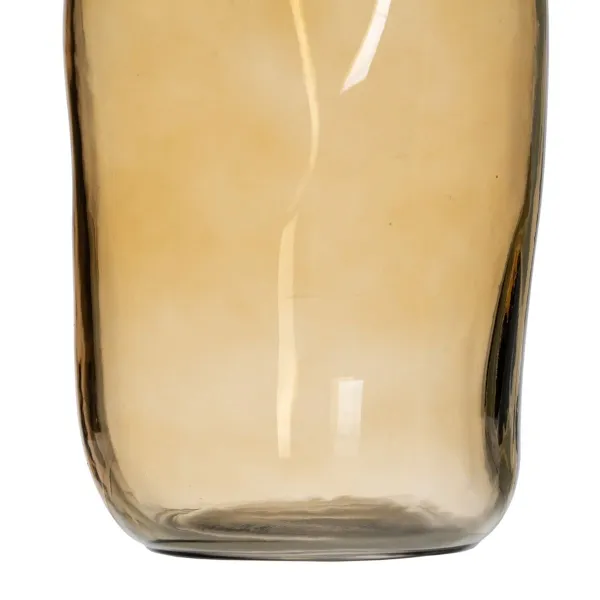 Vāze Dzintars Stikls 13,5 x 13,5 x 35 cm