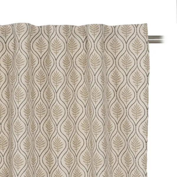 Verho Beige Printattu 140 x 270 cm
