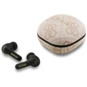 Guess 4G Classic Metal Logo - Bluetooth TWS ENC sluchátka + nabíjecí pouzdro (Rùžová)