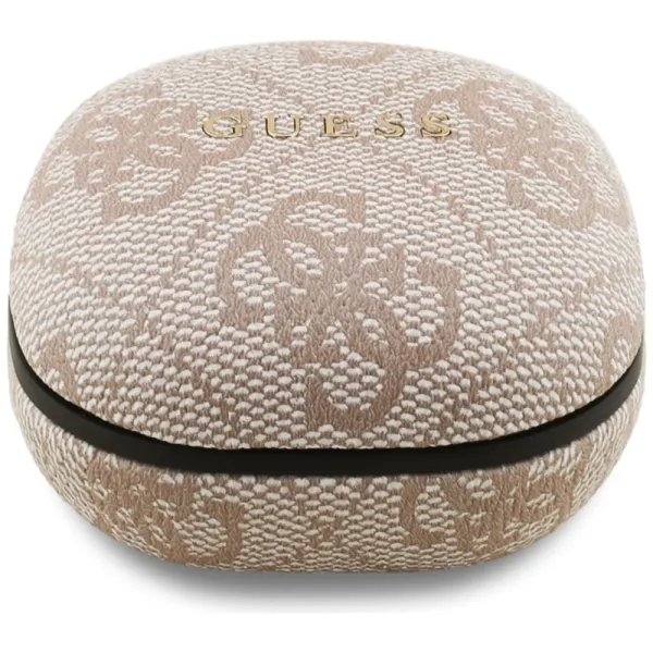 Guess 4G Classic Metal Logo - Bluetooth TWS ENC sluchátka + nabíjecí pouzdro (Rùžová)