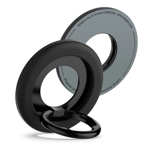 Spigen Nano Pop MagSafe Phone Ring - Finger holder with stand function (Black Sesame)