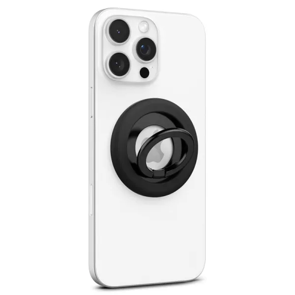 Spigen Nano Pop MagSafe Phone Ring - Finger holder with stand function (Black Sesame)