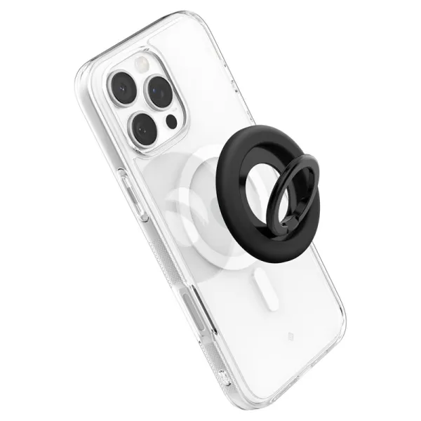Spigen Nano Pop MagSafe Phone Ring - Finger holder with stand function (Black Sesame)