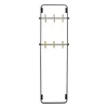 Coat rack Black Iron 45 x 7 x 150 cm