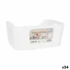 Monikäyttöinen kori Confortime Valkoinen 24 x 16,5 x 10 cm (24 osaa)