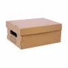 Uzglabāšanas Kaste ar Vāku Confortime Kartons 30 x 22,5 x 12,5 cm (12 gb.)