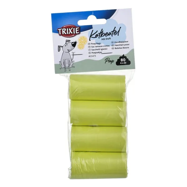 Atkritumu maiss Trixie 80 gb. Dzeltens Plastmasa (4 Daudzums) (4 gb.)