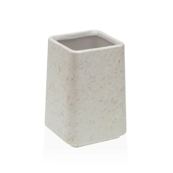 Zobu birstu turētājs Versa Balts Keramika Plastmasa 7 x 10 x 7 cm