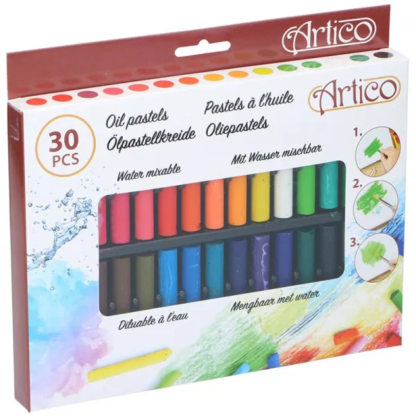 Artico - Set of oil pastels 30 colours 