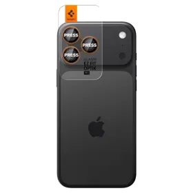 Spigen Optik Pro GLAS.TR EZ Fit Camera Protector 2-Pack - Glass Lens Protector for iPhone 16 Pro / 16 Pro Max / 17 Pro / 17 Pro 