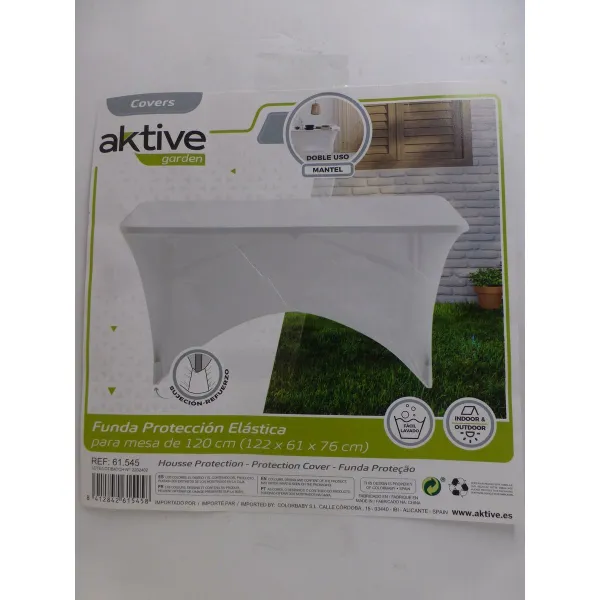 Aizsardzības Futlāris Aktive Balts 122 x 76 x 61 cm Galds Aksesuāri Automašīnu Ceļš (6 gb.)