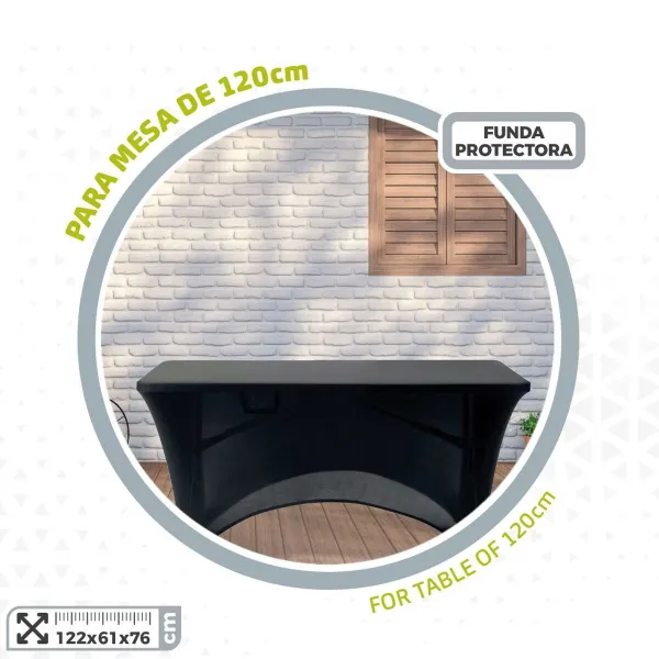 Aizsardzības Futlāris Aktive Melns 122 x 76 x 61 cm Galds Aksesuāri Automašīnu Ceļš (6 gb.)