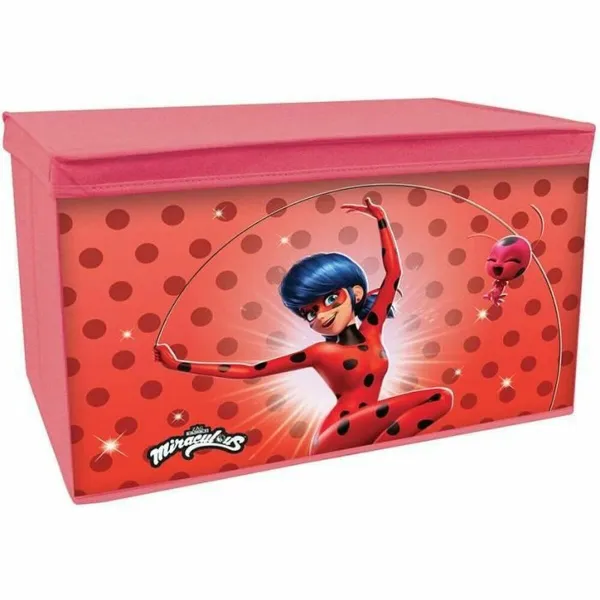 Dėžė Fun House Miraculous Raudona 55,5 x 34,5 x 34 cm