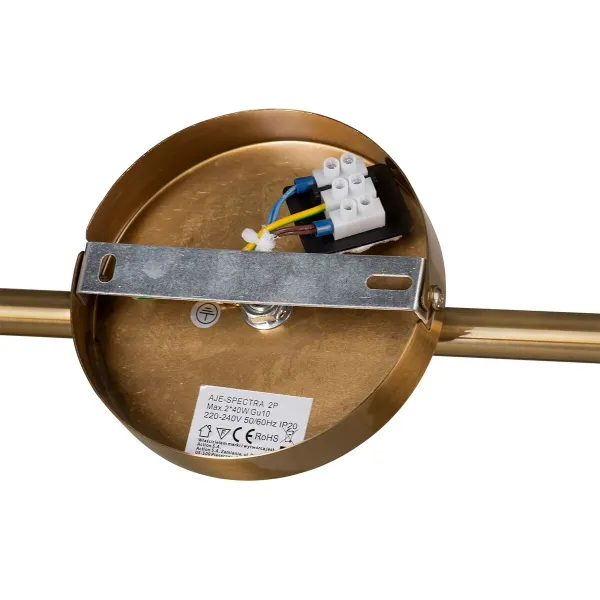 griestu gaismas Activejet AJE-SPECTRA 2P Zelts Bronza Metāls 40 W