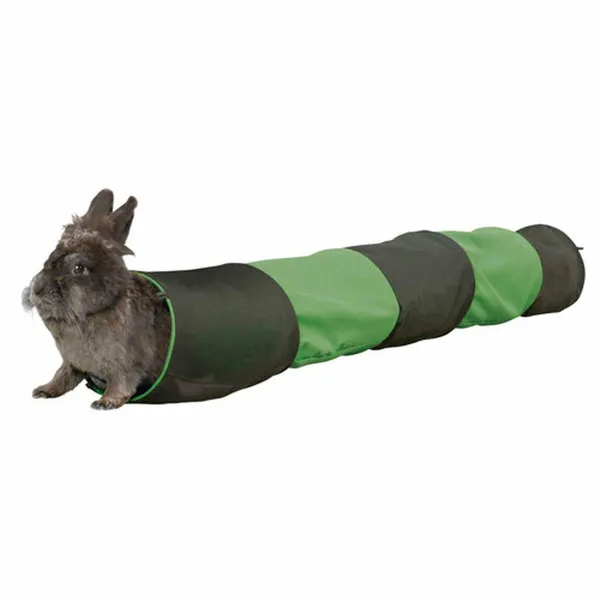 Складной туннель для домашних животных Trixie Зеленый Антрацитный Ø 18 × 130 CM