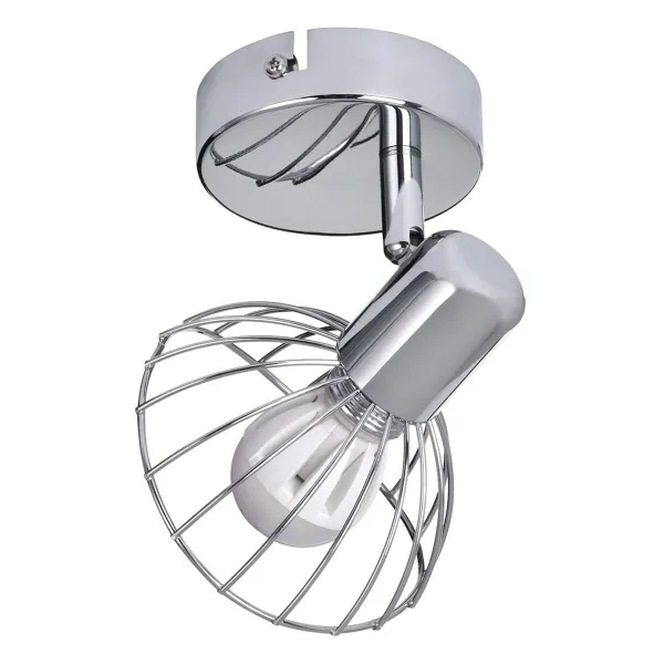 Sieninis apšvietimas Activejet AJE-GIZEL 1P Sidabras Metalinis 40 W 230 V