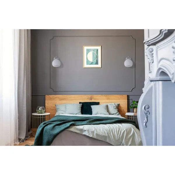 Seinävalo Activejet AJE-IRMA 1P Valkoinen Hopeinen Metalli 40 W 13 x 17,5 x 24,5 cm (1 Kappaletta)