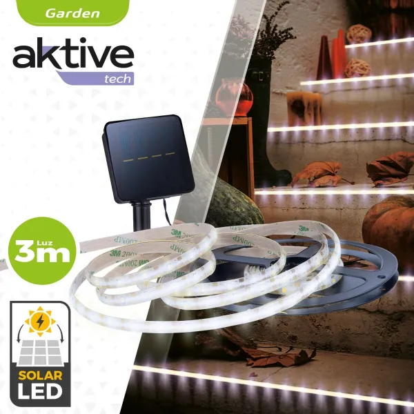 Tulede riba Aktive LED Valge Aed 3 m (6 Ühikut)