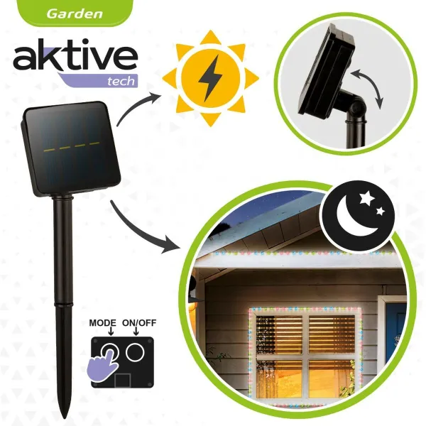 Полоска огней Aktive LED Разноцветный сад 3 m (6 штук)