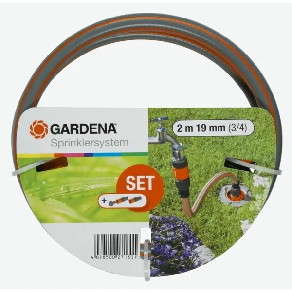 Šļūtenes savienotājs Gardena 02713-20 Apūdeņošanas sistēma Ø 19 mm 2 m