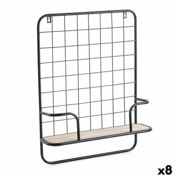 Hyllyt Vinthera Moa Teräs Musta Metalli 42,5 x 12 x 56 cm (8 osaa)