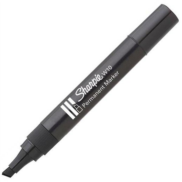 Püsimarker Sharpie W10 Must 12 Ühikut