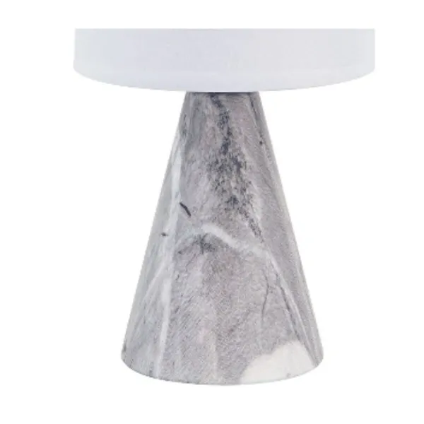 Galda lampa Versa Melns Keramika 12,5 x 25,5 x 12,5 cm